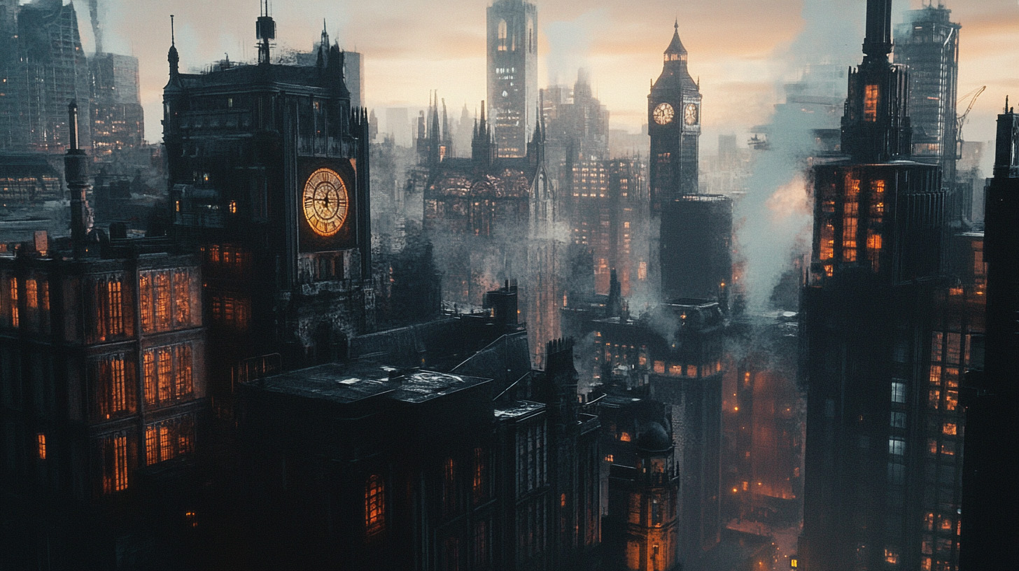 AI-generated cinematic environment